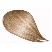 Medium ash blonde hair color swatch on a white background
